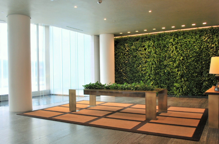 A Garden Oasis in the Lobby